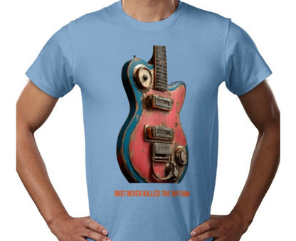 Riff Responsibly |  Rust Never Killed The Rhythm T-Shirt