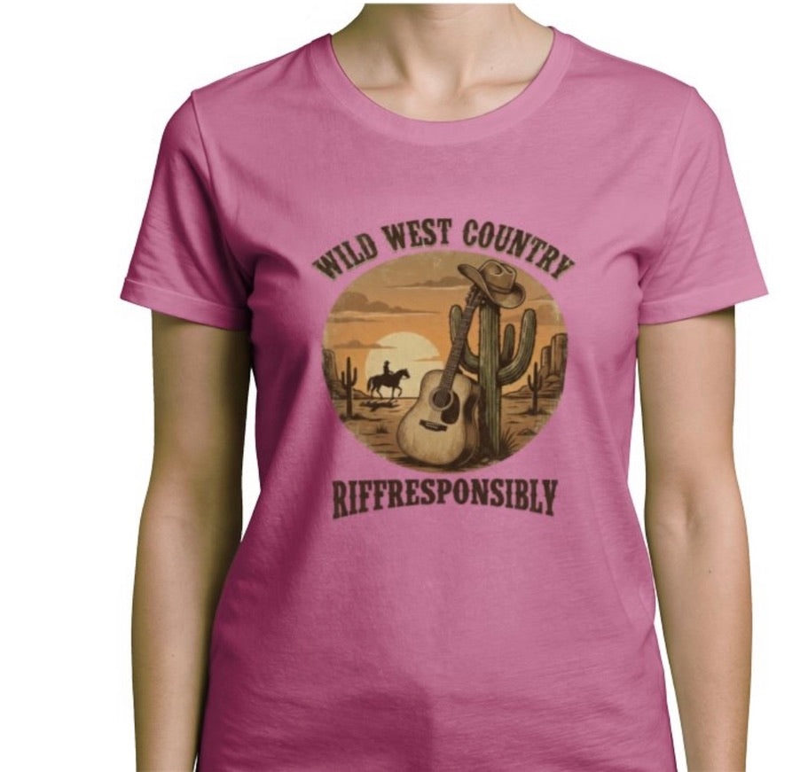 Riff Responsibly | Wild West Country T-Shirt Women