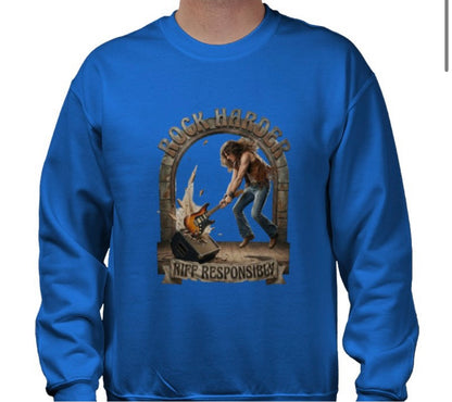 Riff Responsibly | Rock Harder Sweatshirt
