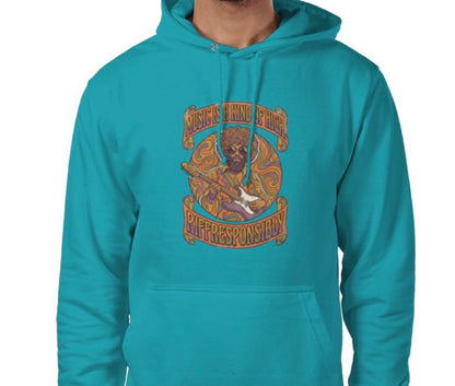 Riff Responsibly | Music Is A Kind Of High Hoodie