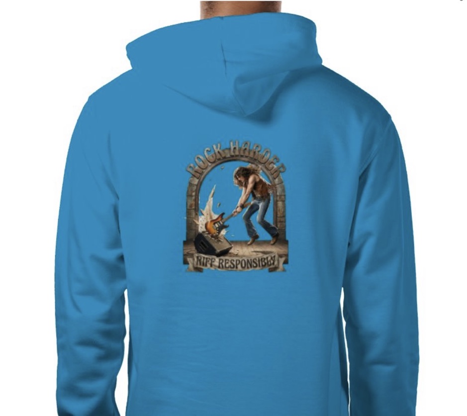 Riff Responsibly | Rock Harder Hoodie