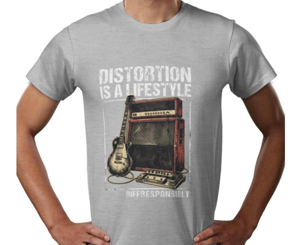 Riff Responsibly | Distortion Is A Lifestyle T-Shirt