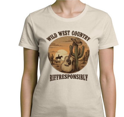 Riff Responsibly | Wild West Country Women T-Shirt