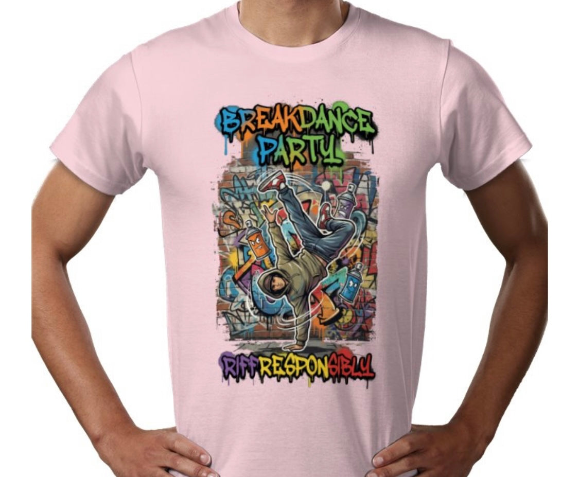 Riff Responsibly | Breakdance Party T-Shirt