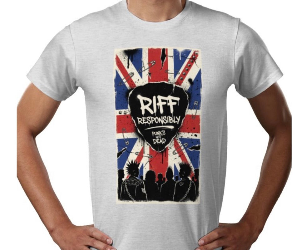 Riff Responsibly | Punk's Not Dead T-Shirt
