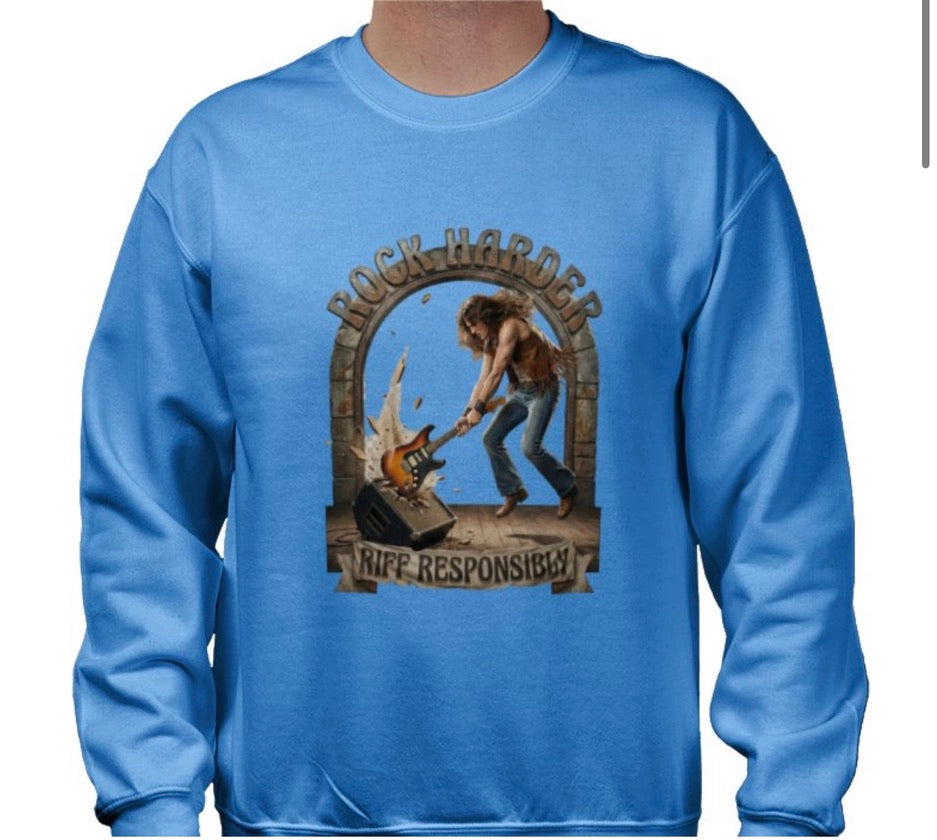 Riff Responsibly | Rock Harder Sweatshirt