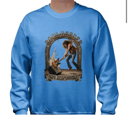 Riff Responsibly | Rock Harder Sweatshirt
