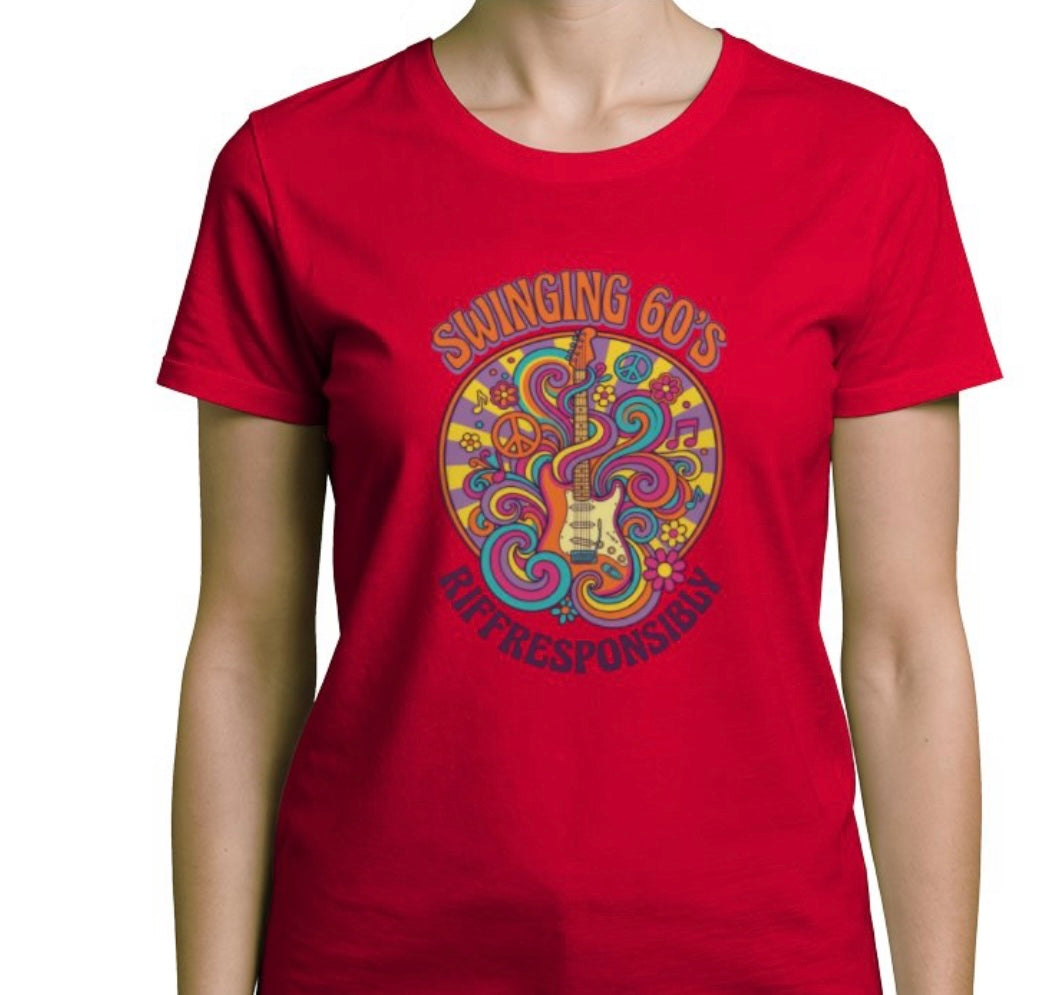 Riff Responsibly | Swinging 60s' T-Shirt Women