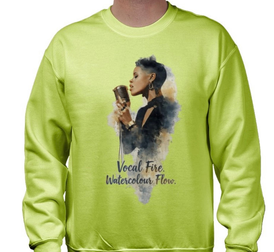 Riff Responsibly | Vocal Fire Watercolour Flow Sweatshirt
