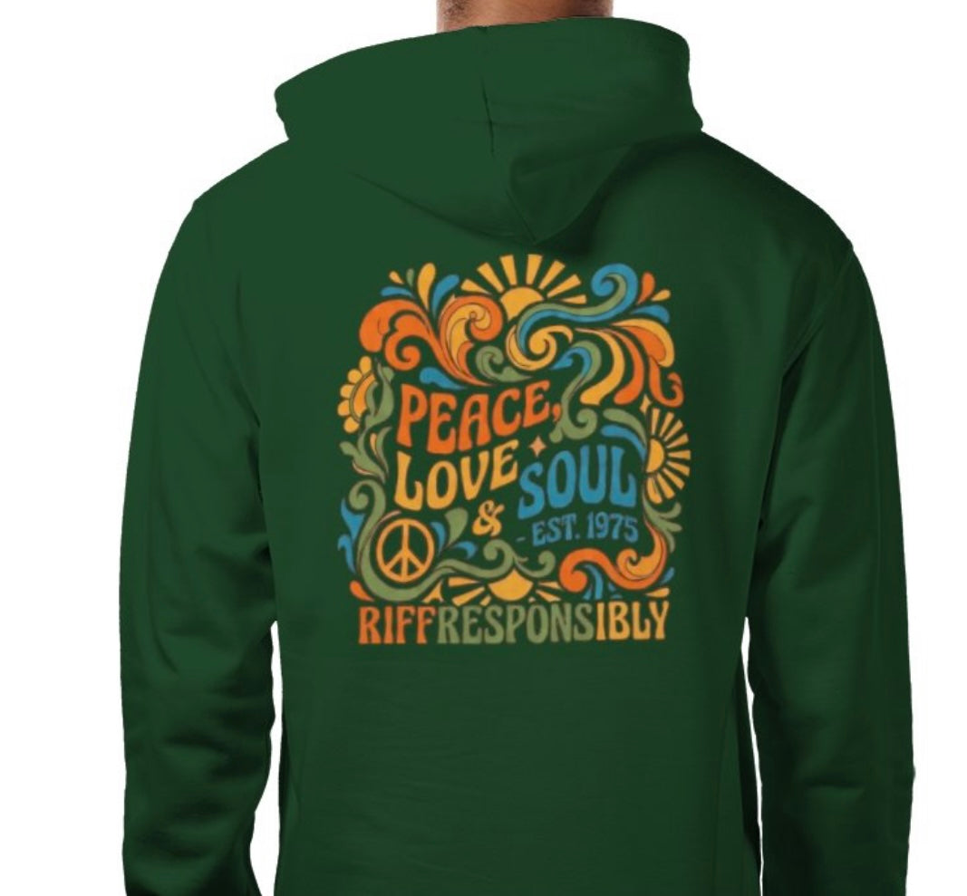 Riff Responsibly | Peace, Love & Soul Hoodie