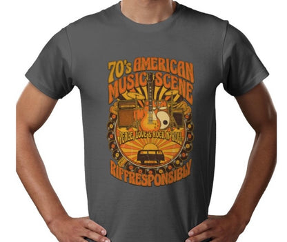 Riff Responsibly | 70's Americana T-Shirt