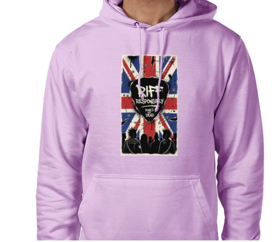 Riff Responsibly | Punk's Not Dead Hoodie