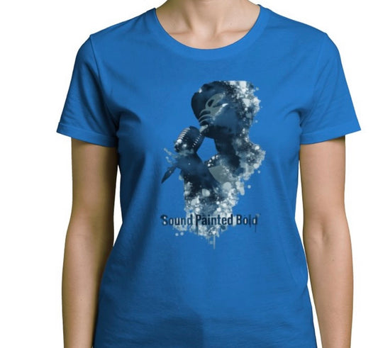 Riff Responsibly | Sound Painted Bold Women T-Shirt