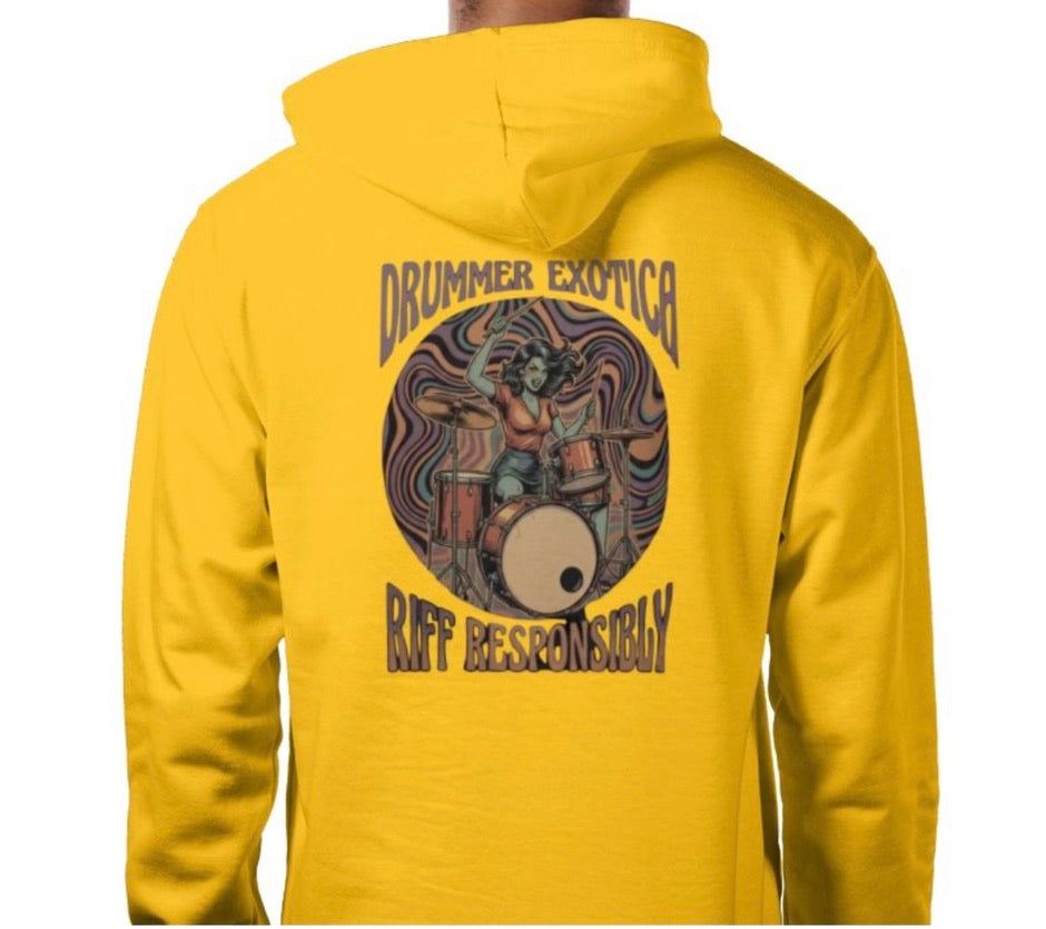 Riff Responsibly | Drummer Exotica Hoodie