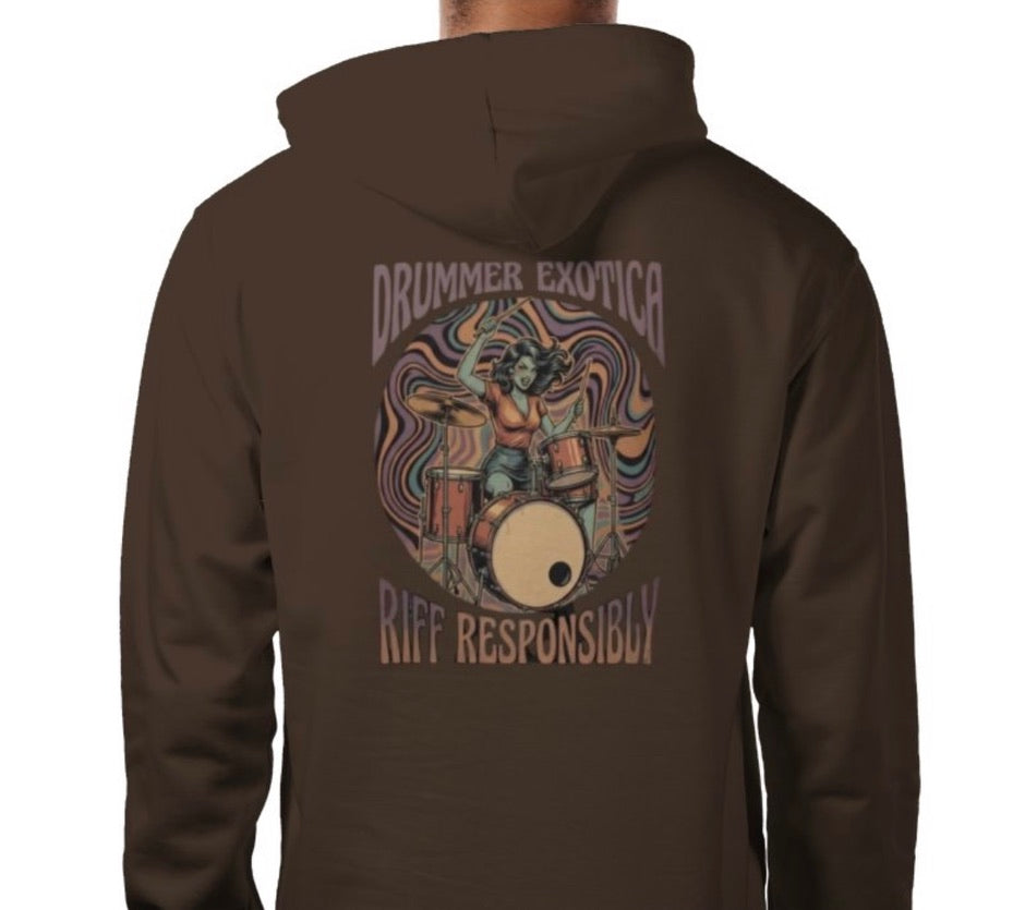 Riff Responsibly | Drummer Exotica Hoodie