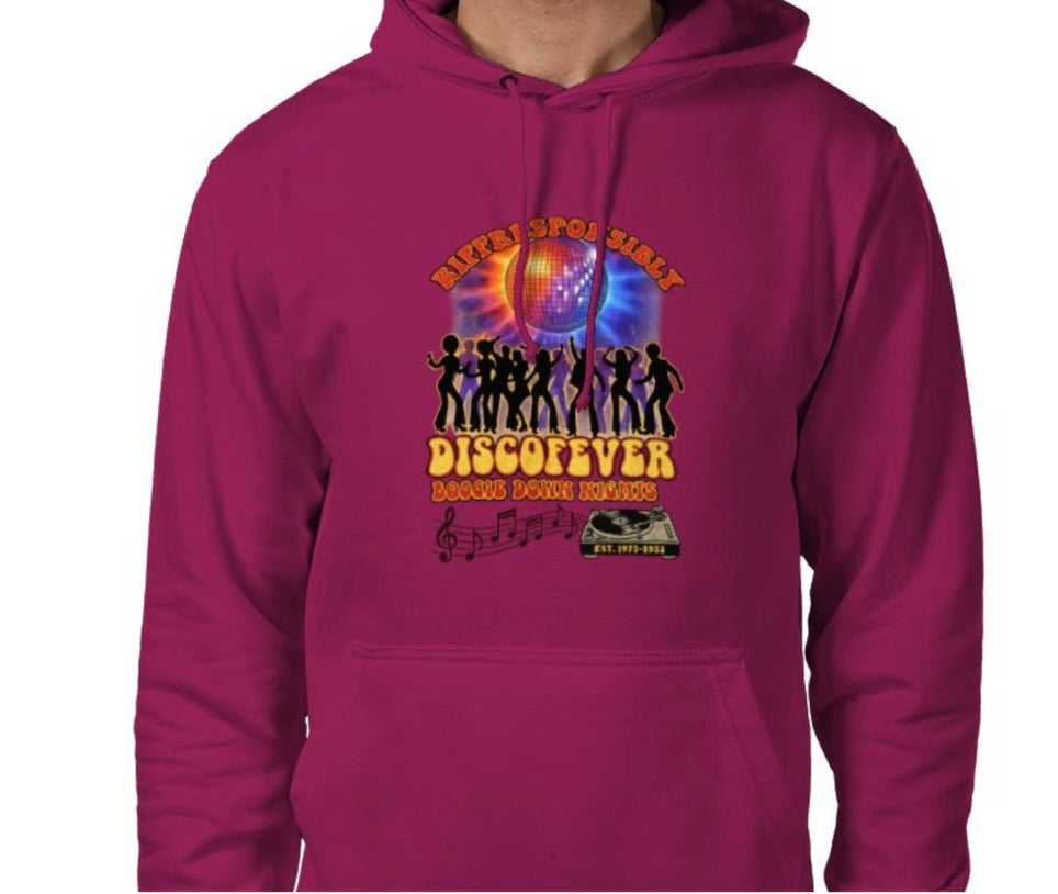 Riff Responsibly | Boogie Down Nights Hoodie