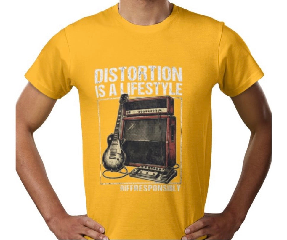 Riff Responsibly | Distortion Is A Lifestyle T-Shirt