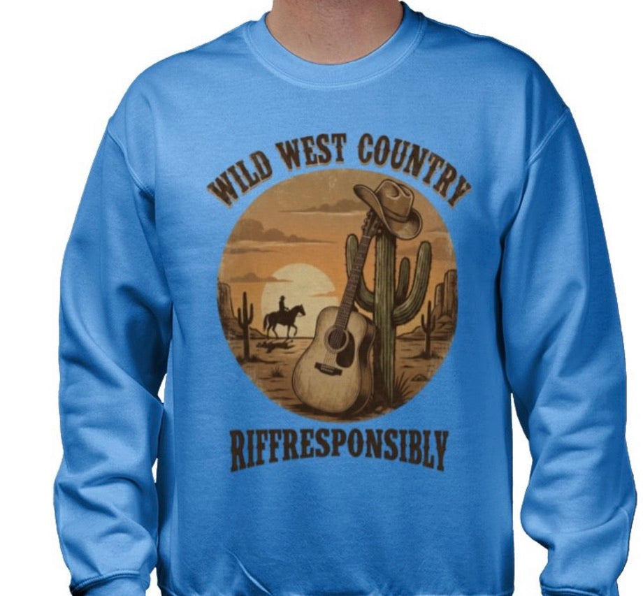 Riff Responsibly | Wild West Country Sweatshirt