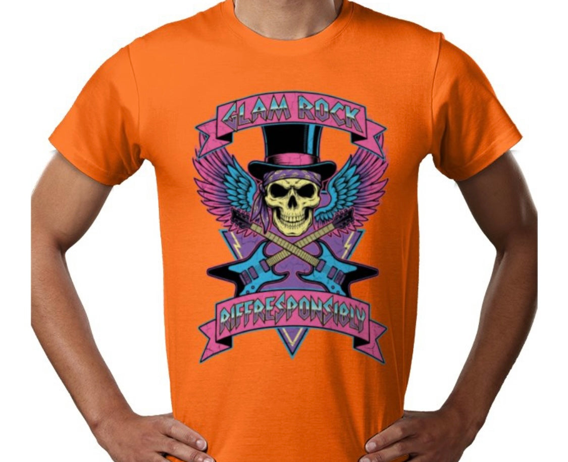 Riff Responsibly | Glam Rock T-Shirt