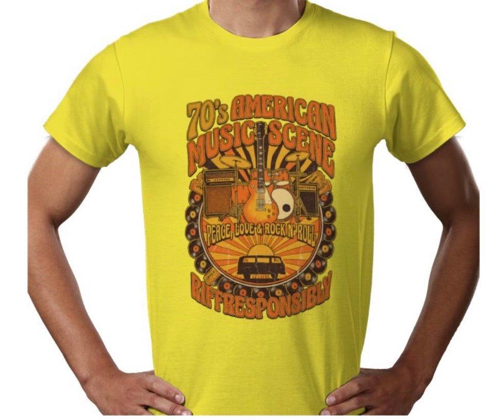 Riff Responsibly | 70's Americana T-Shirt