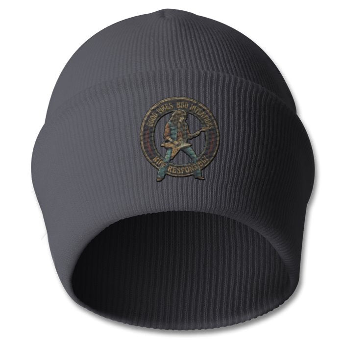 Riff Responsibly | Good Vibes Bad Intentions Premium Beanie