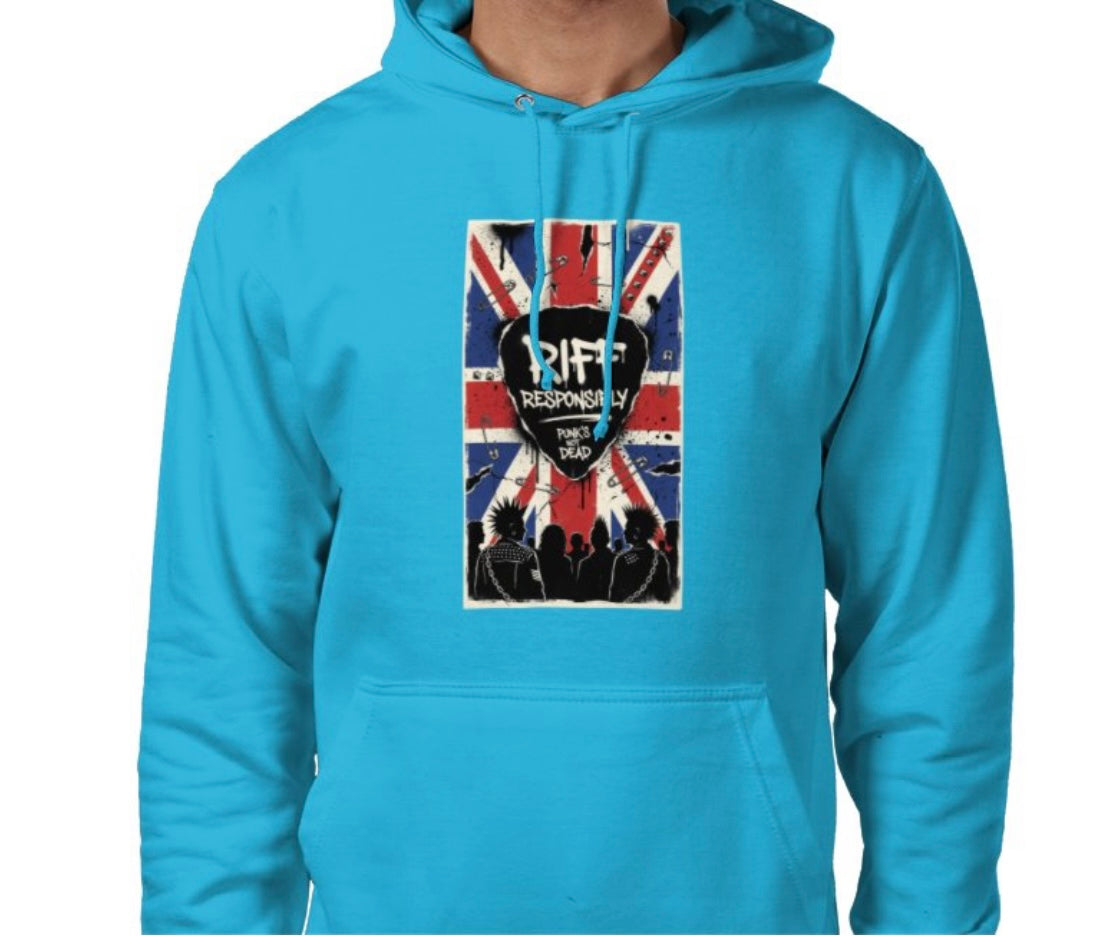 Riff Responsibly | Punk's Not Dead Hoodie