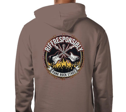 Riff Responsibly | Punk Rock Ethos Hoodie