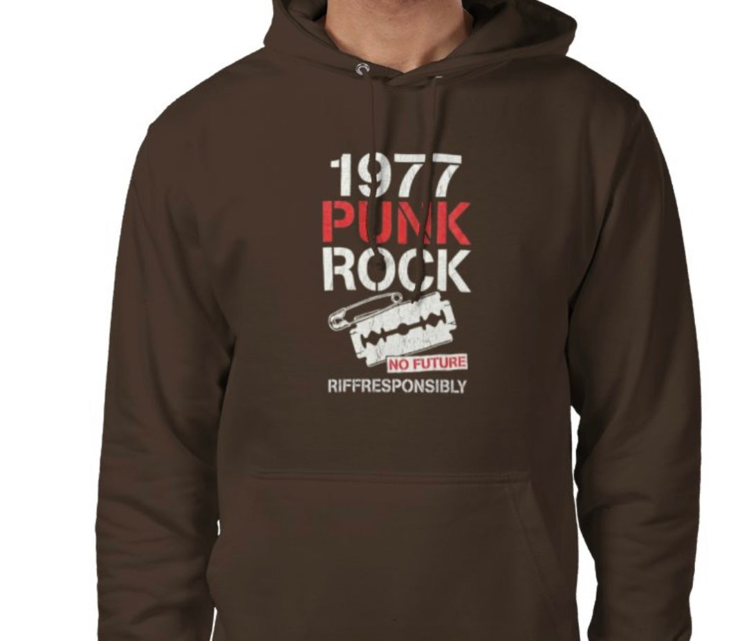 Riff Responsibly | 1977 Punk Rock Hoodie