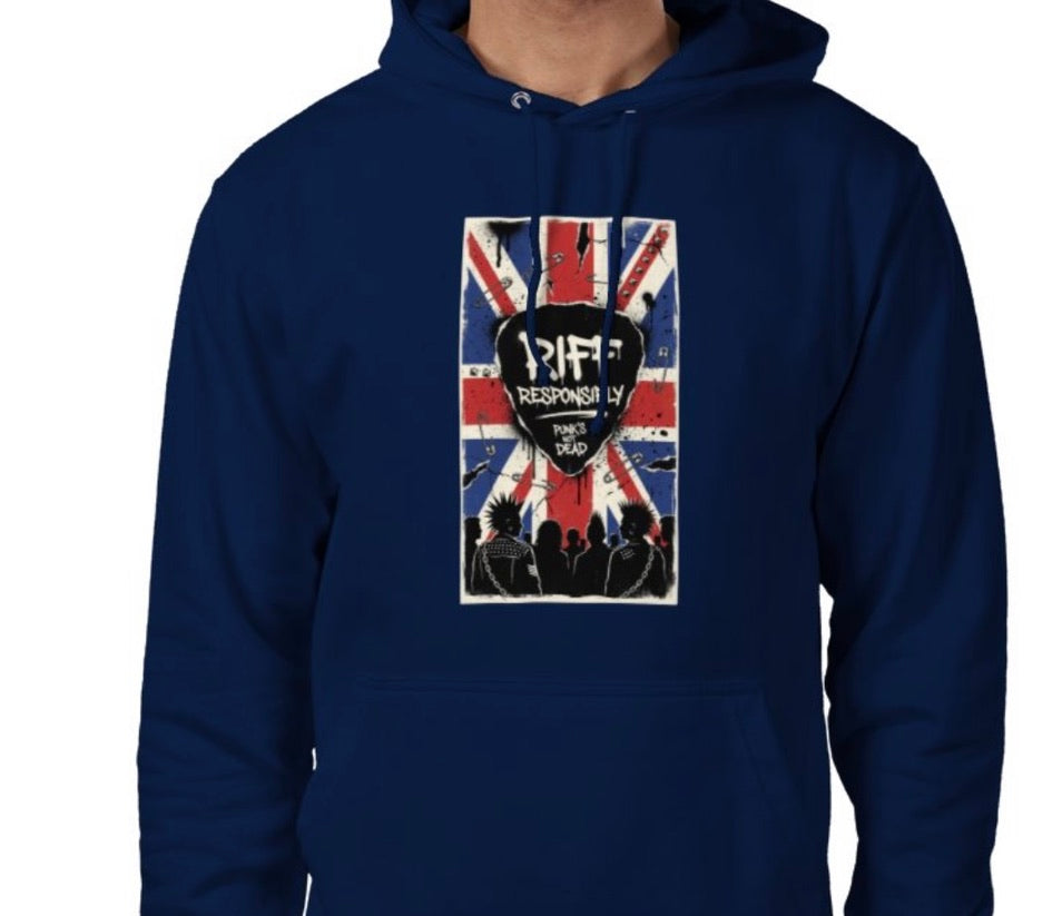 Riff Responsibly | Punk's Not Dead Hoodie
