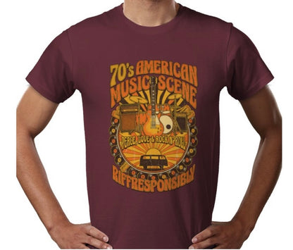 Riff Responsibly | 70's Americana T-Shirt