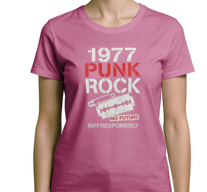Riff Responsibly | 1977 Punk Rock Women T-Shirt