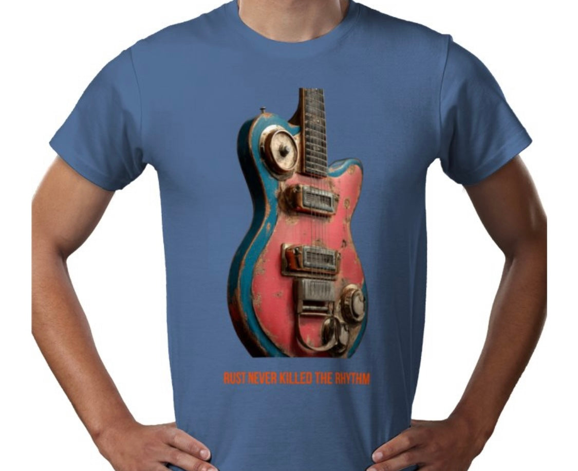 Riff Responsibly |  Rust Never Killed The Rhythm T-Shirt