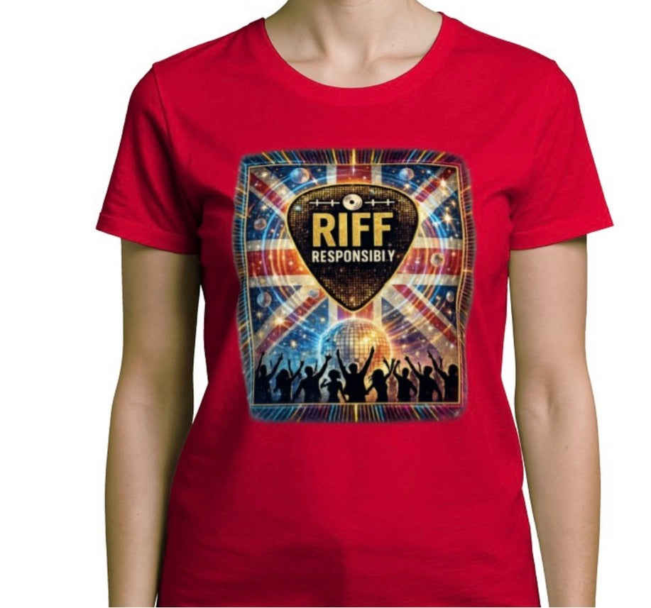 Riff Responsibly | Midnight Fever Women T-Shirt