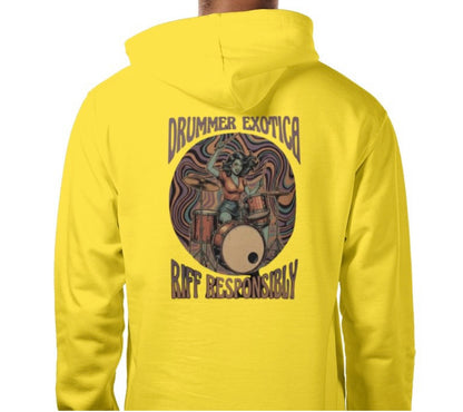 Riff Responsibly | Drummer Exotica Hoodie