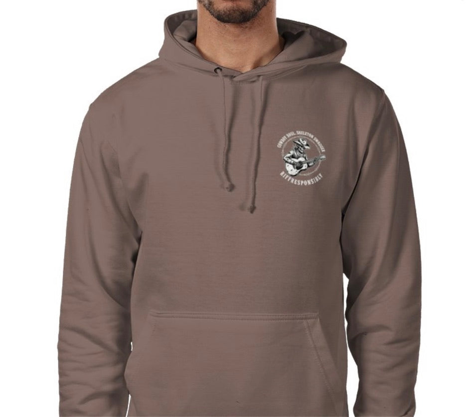 Riff Responsibly | Cowboy Soul Skeleton Swagger Hoodie