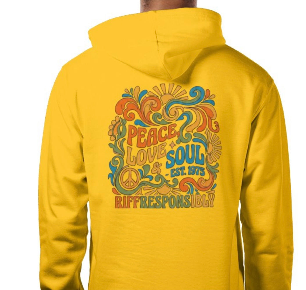 Riff Responsibly | Peace, Love & Soul Hoodie