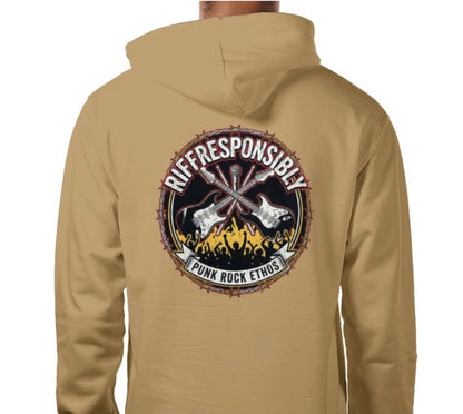 Riff Responsibly | Punk Rock Ethos Hoodie