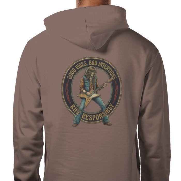 Riff Responsibly | Good Vibes Bad Intentions Hoodie