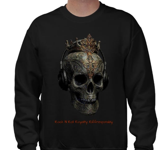 Riff Responsibly | Rock N Roll Royalty Sweatshirt