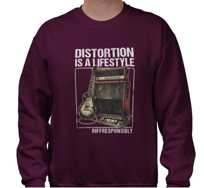Riff Responsibly | Distortion Is A Lifestyle Sweatshirt