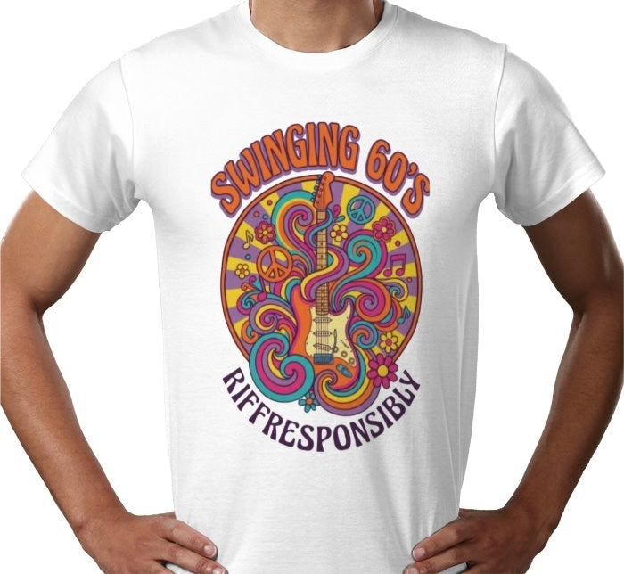 Riff Responsibly | Swinging 60s' T-Shirt