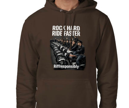 Riff Responsibly | Rock Hard Ride Faster Hoodie