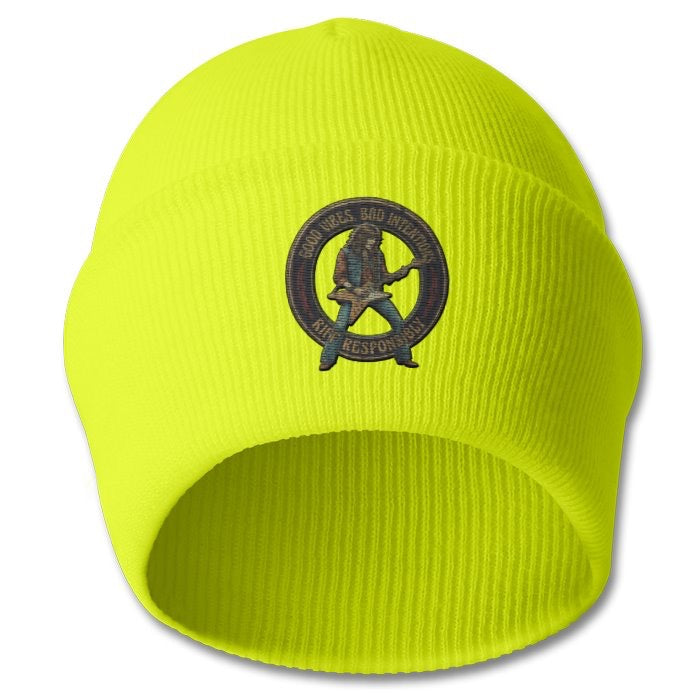 Riff Responsibly | Good Vibes Bad Intentions Premium Beanie