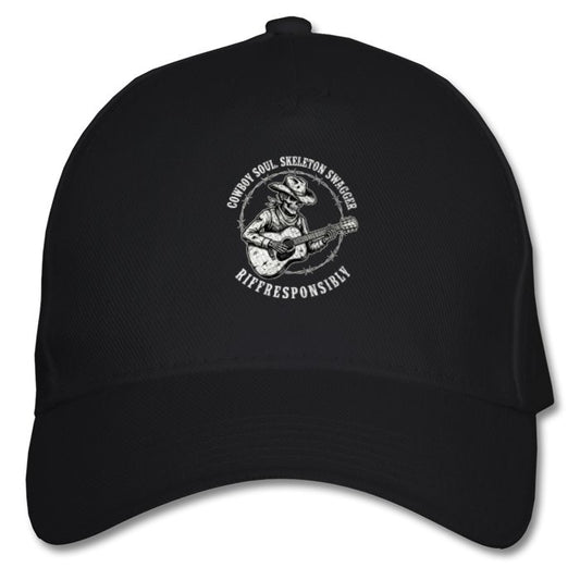 Riff Responsibly | Cowboy Soul Skeleton Swagger Cap