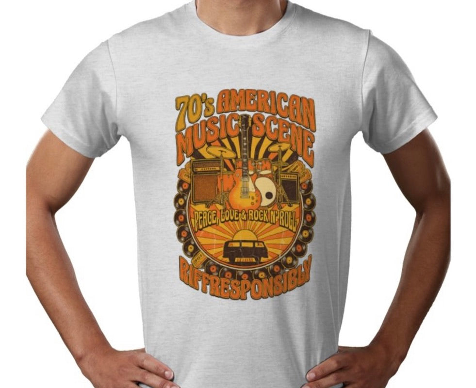 Riff Responsibly | 70's Americana T-Shirt