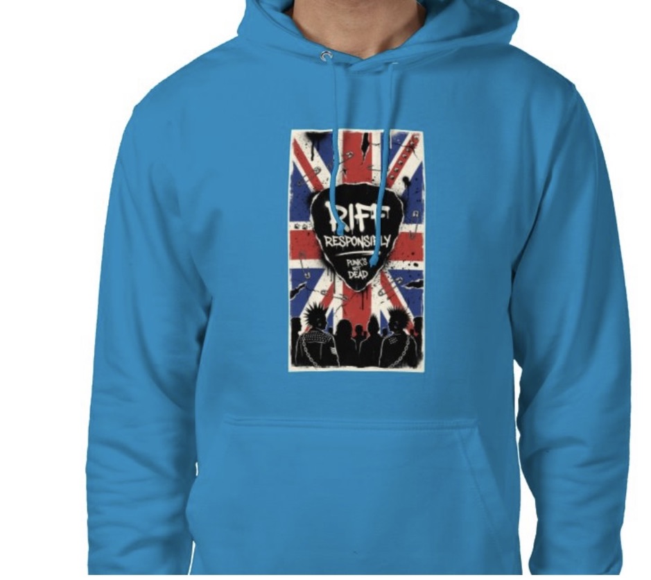 Riff Responsibly | Punk's Not Dead Hoodie