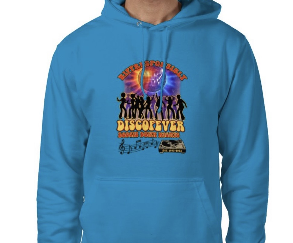 Riff Responsibly | Boogie Down Nights Hoodie