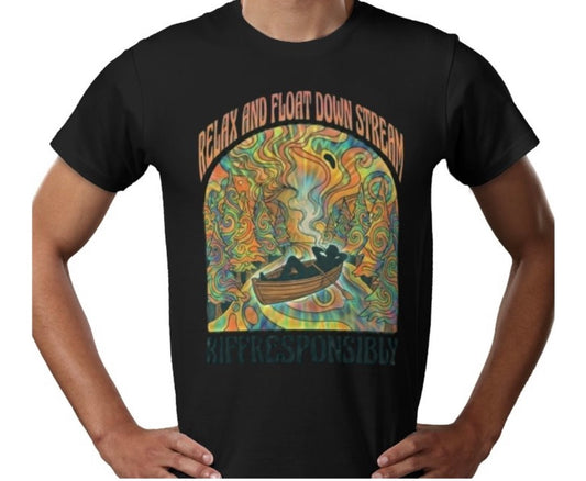 Riff Responsibly | Relax And Float Down Stream T-Shirt