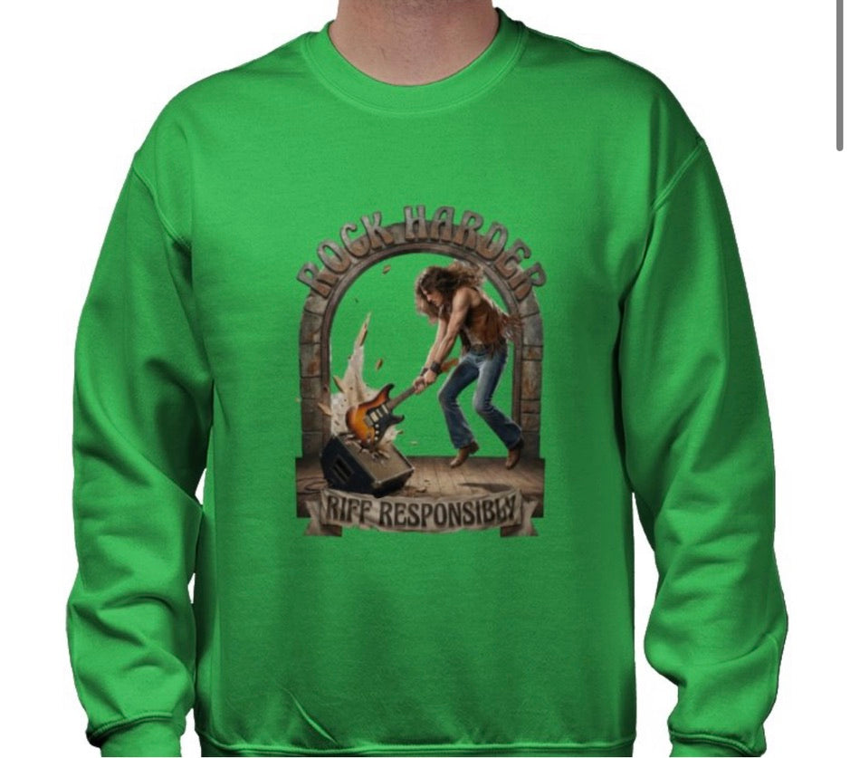 Riff Responsibly | Rock Harder Sweatshirt