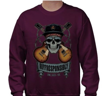 Riff Responsibly | Dead Mans Chords Sweatshirt